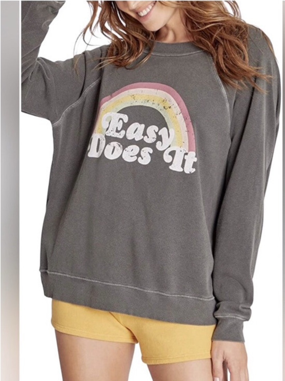 Wildfox Easy Does It Grey Sweatshirt
